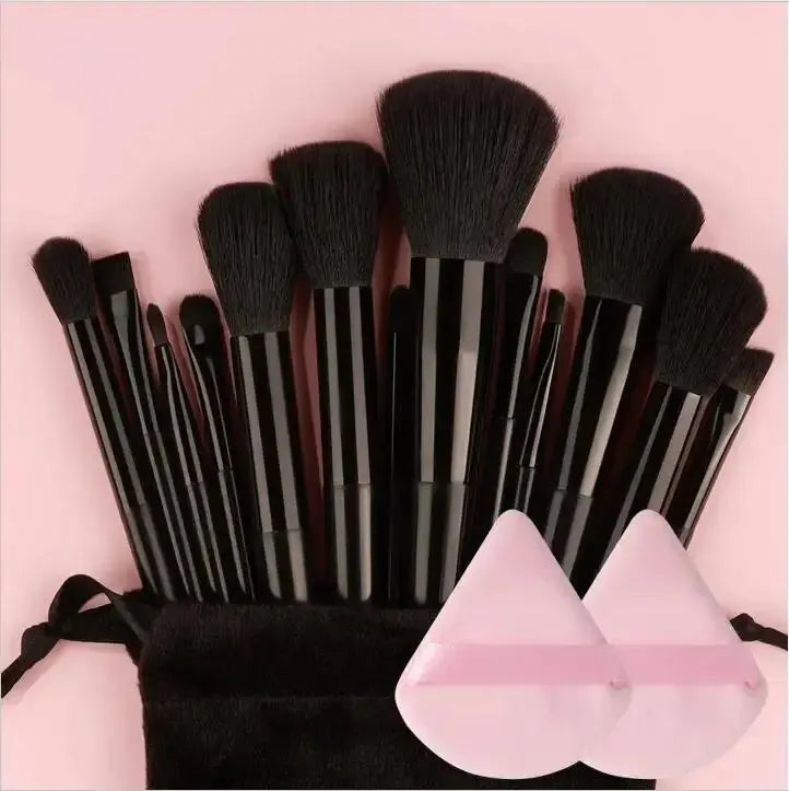 (4-15PC) Soft Professional Blending Make Up Brush Set
