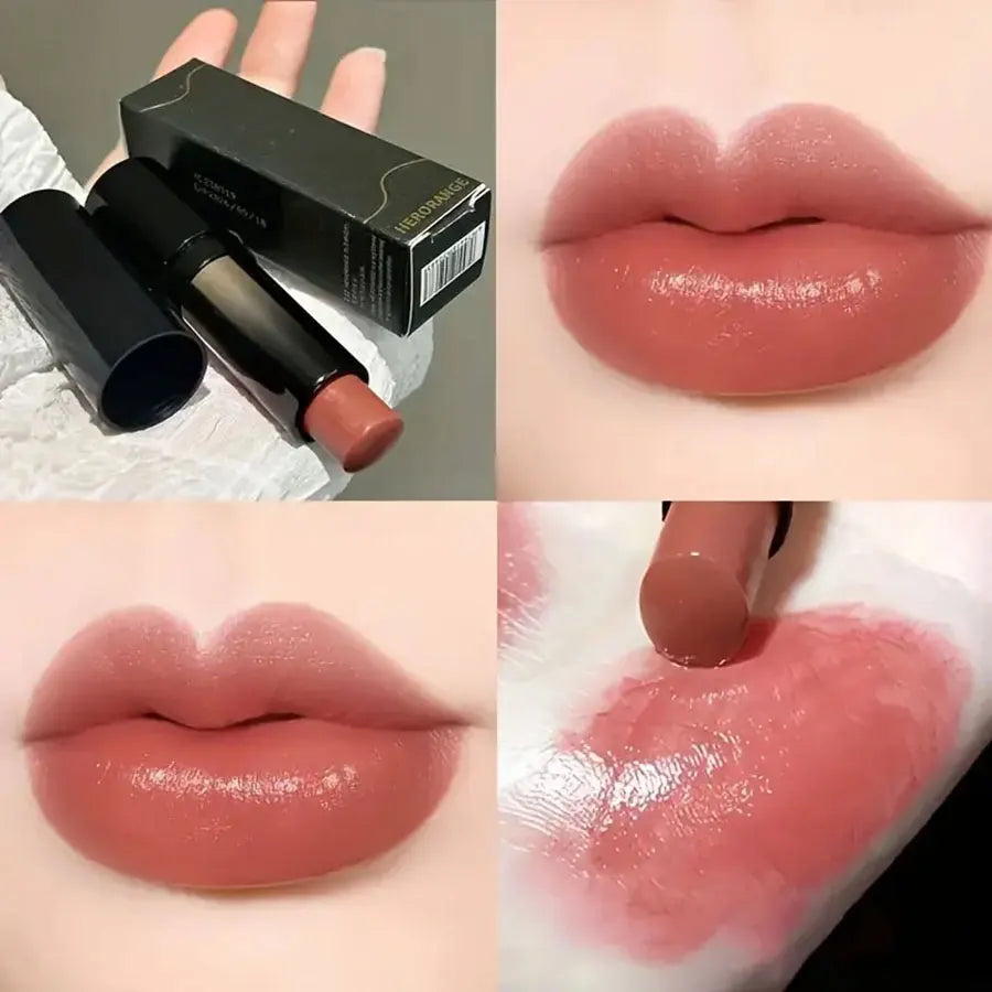 (Red/brown) waterproof moisturizing long-lasting lipstick