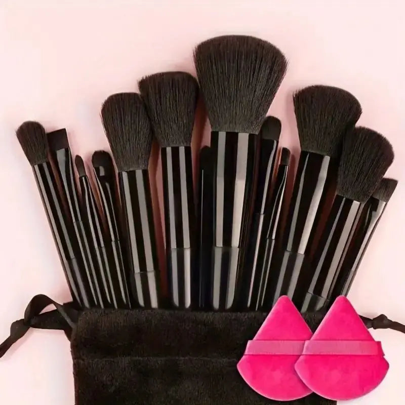 (4-15PC) Soft Professional Blending Make Up Brush Set