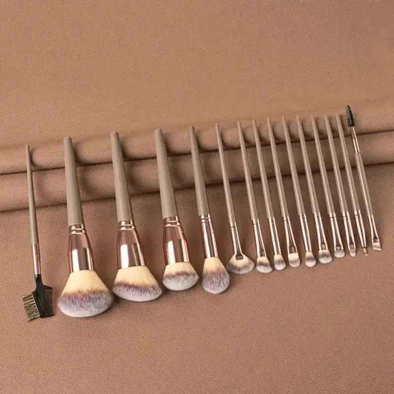 (4-15PC) Soft Professional Blending Make Up Brush Set