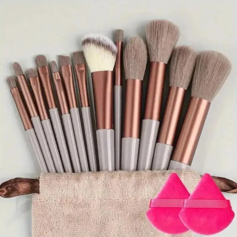 (4-15PC) Soft Professional Blending Make Up Brush Set
