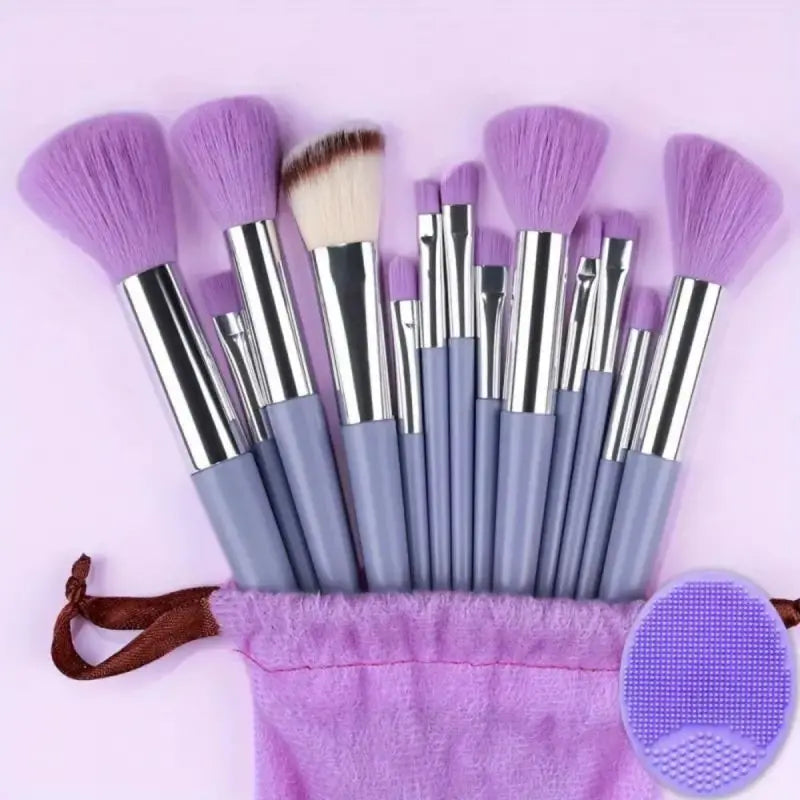 (4-15PC) Soft Professional Blending Make Up Brush Set
