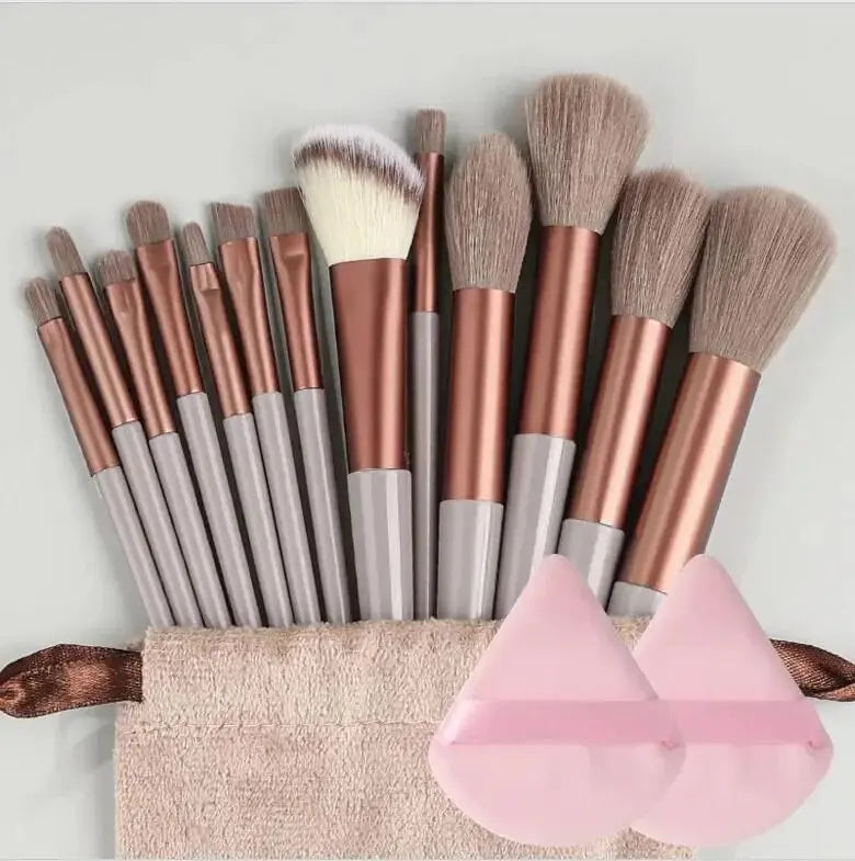 (4-15PC) Soft Professional Blending Make Up Brush Set