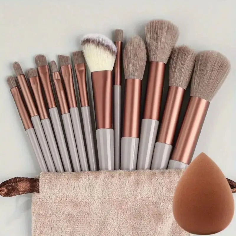 (4-15PC) Soft Professional Blending Make Up Brush Set