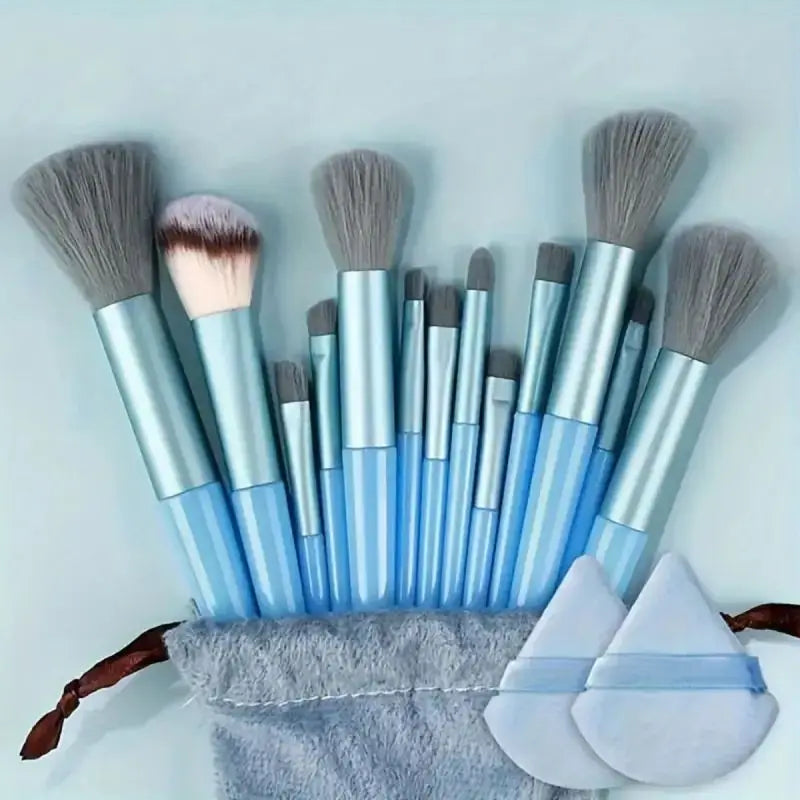 (4-15PC) Soft Professional Blending Make Up Brush Set