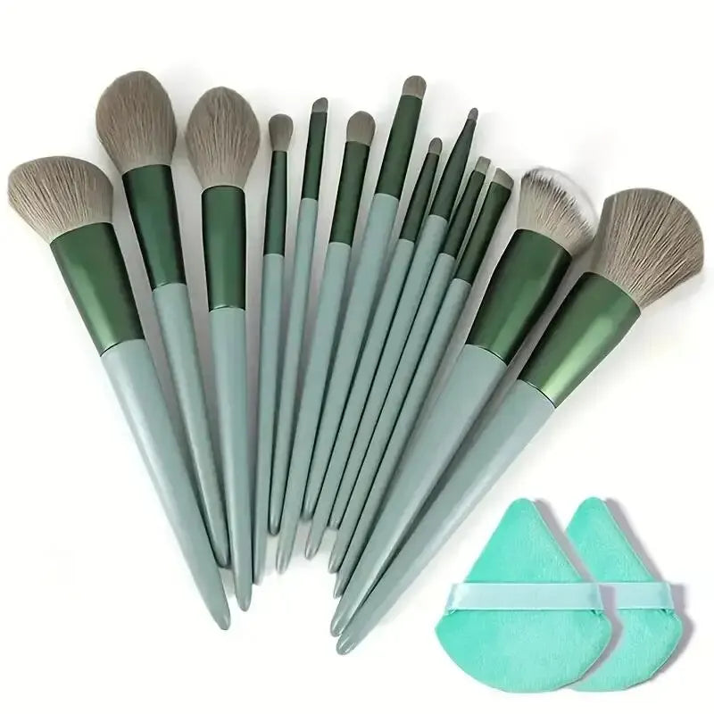 (4-15PC) Soft Professional Blending Make Up Brush Set