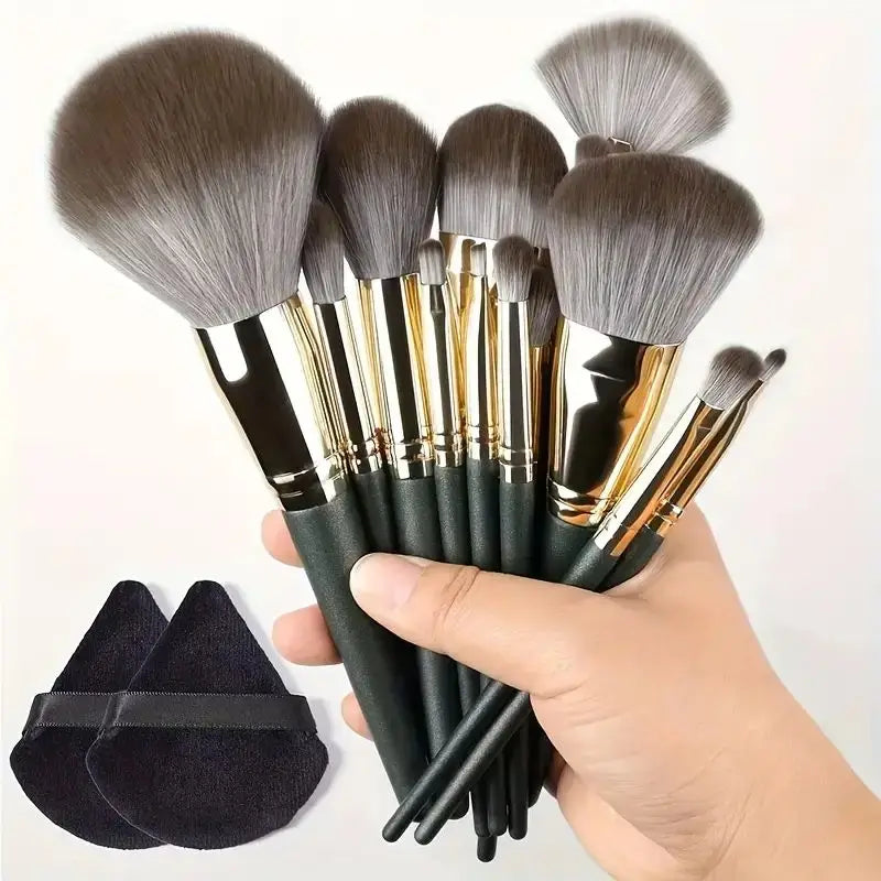 (4-15PC) Soft Professional Blending Make Up Brush Set