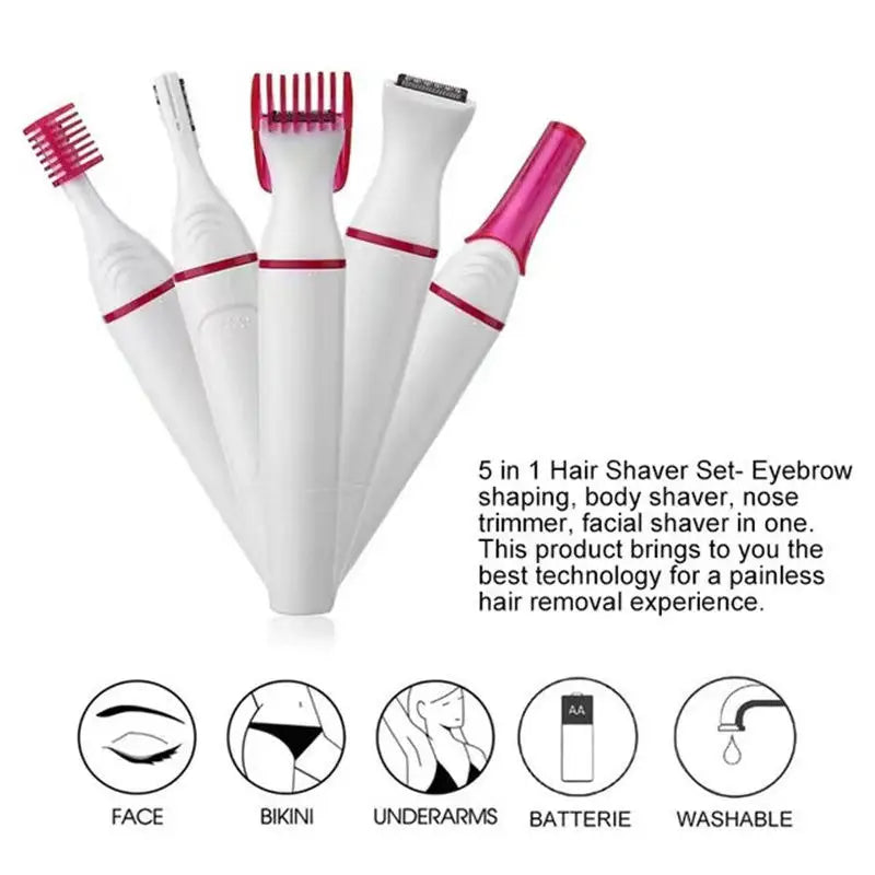 ( 5 in 1 ) Electric Body Hair Removal Trimmer