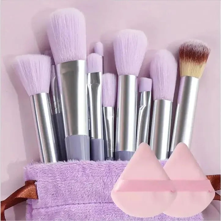 (4-15PC) Soft Professional Blending Make Up Brush Set